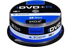Intenso DVD+R 4.7 GB 16x 25er-Spindel DVD-Rohlinge