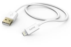 Hama Lightning Lade-Sync-Kabel (1,5m) (weiß) USB Kabel