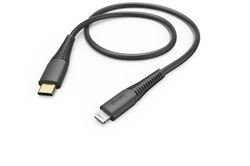Hama Lade-/Datenkabel (1,5m) USB Type-C>Lightning (schwarz) Lightning-Datenkabel