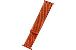 Peter Jäckel Watch Band Nylon für Apple Watch (40mm/38mm) (orange) Ersatzarmband