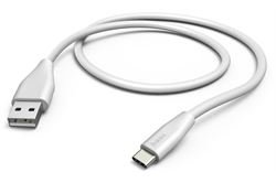 Hama USB Lade-Sync-Kabel (1,5m) Typ-C zu Typ-A (weiß) Sync- und Ladekabel