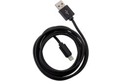 Peter Jäckel USB > Lightning Kabel (3m) (schwarz) Sync- und Ladekabel