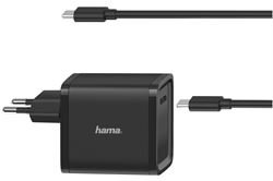 Hama Universal USB-C-Notebook-Netzteil 5-20V/45W (schwarz) Netzteil