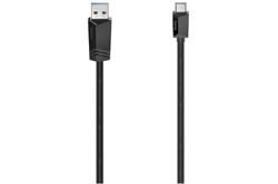Hama USB-C-Kabel (0,75m) (schwarz) USB-Kabel