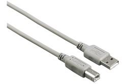 Hama USB 2.0 Verbindungskabel (1.5m) (grau) Verbindungskabel