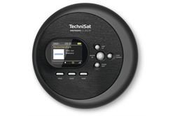 TechniSat DigitRadio CD 2GO BT (schwarz) tragbarer MP3 CD-spieler mit Radio