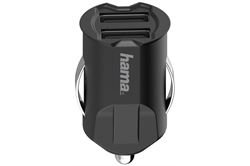 Hama USB-Kfz-Ladegerät, 2-fach, 5V/10,5W (schwarz) KFZ-Adapter