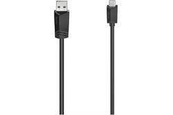 Hama USB-C-Kabel (0,75m) 00200631 (schwarz) USB-Kabel