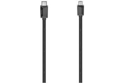 Hama USB-C-Kabel USB 2.0 (0,75m) 00200644 (schwarz) USB-Kabel