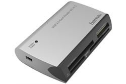 Hama USB-Kartenleser All in One (silber) Kartenleser
