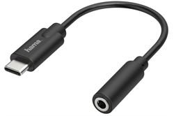 Hama USB-C - 3,5-mm-Klinke Adapter (schwarz) Adapter