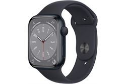 Apple Watch Series 8 (45mm) GPS (mitternacht/mitter) Smartwatch